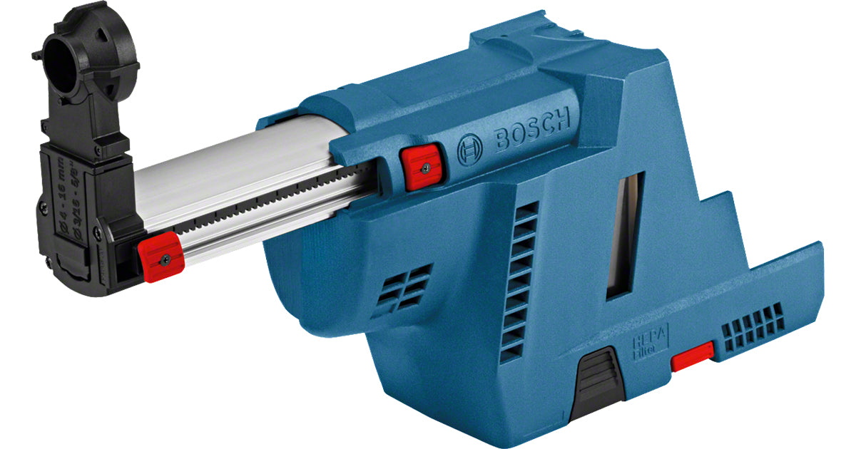 Bosch Professional – Absaugvorrichtung, GDE 18V-16, für GBH 18V-26, GBH 18V-26 F, 369 mm × 229 mm, blau