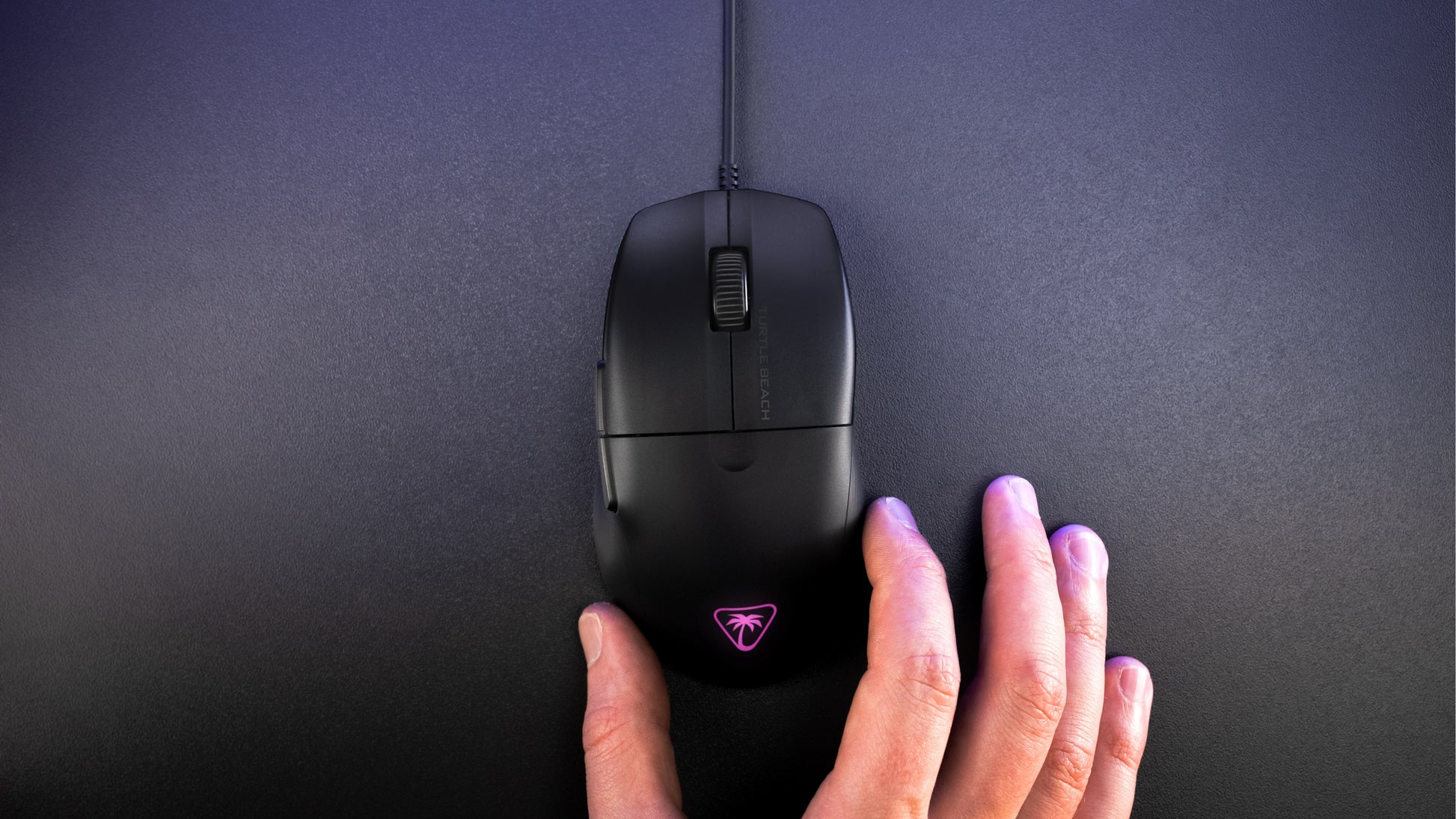Turtle Beach Pure SEL – Gaming-Maus – Kabelgebunden (USB‑A), 8000 DPI, RGB-Beleuchtung, rechts, Schwarz