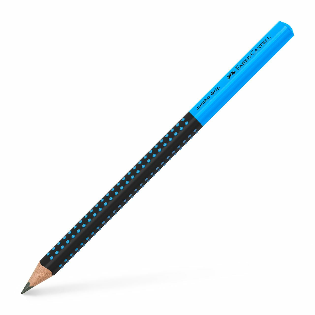 Faber-Castell Grip Jumbo Two Tone Bleistift, Dreikant, Jumbo B Mine Ø 3,25 mm