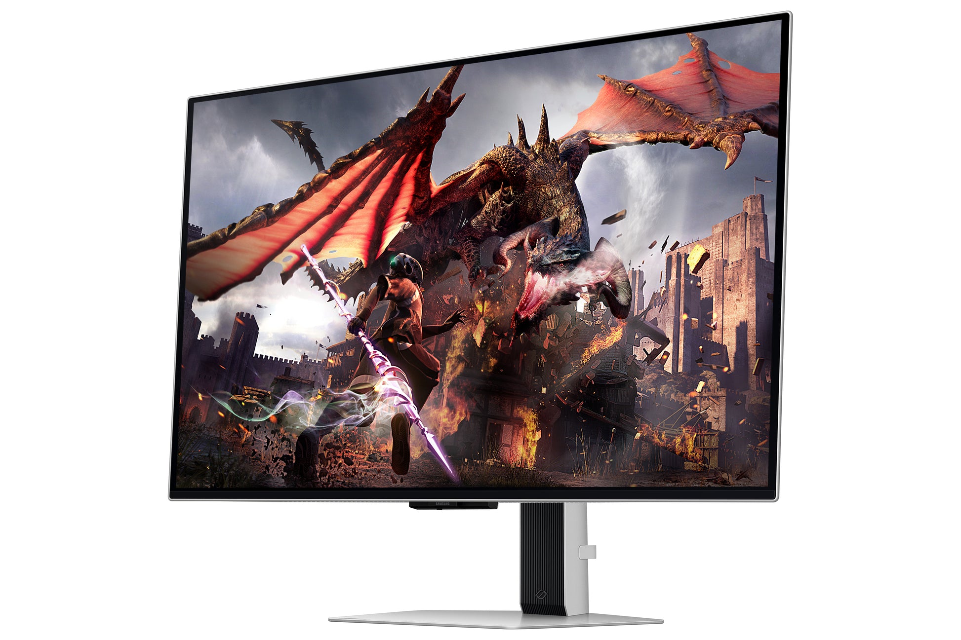 Samsung LS32DG800SUXEN – Monitor, 32", OLED, 240 Hz, 250 cd/m², FreeSync Premium Pro, VESA 100 × 100, Schwarz