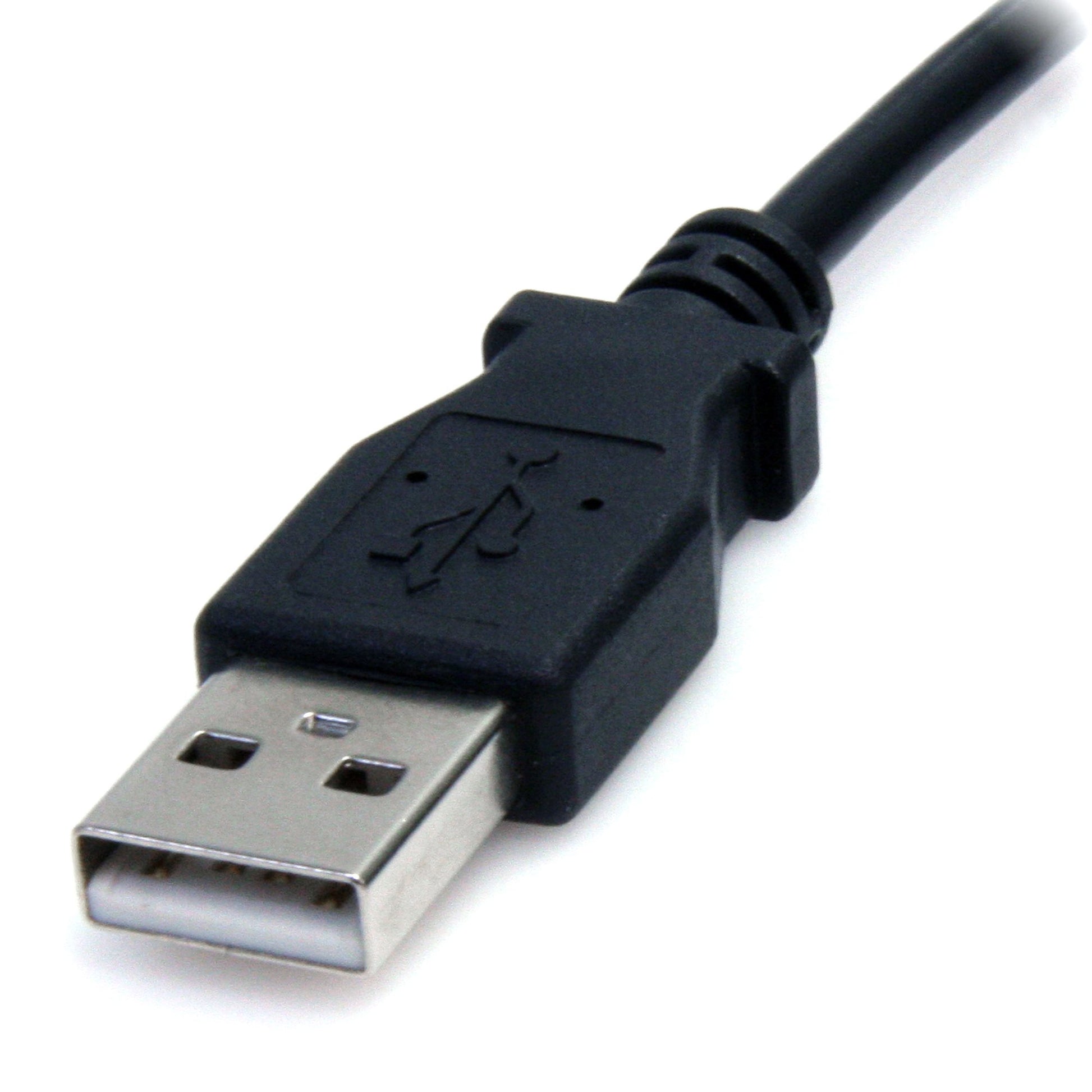 StarTech.com USB-Barrel Stromkabel – USB-Barrel (Typ M), 2 m, schwarz