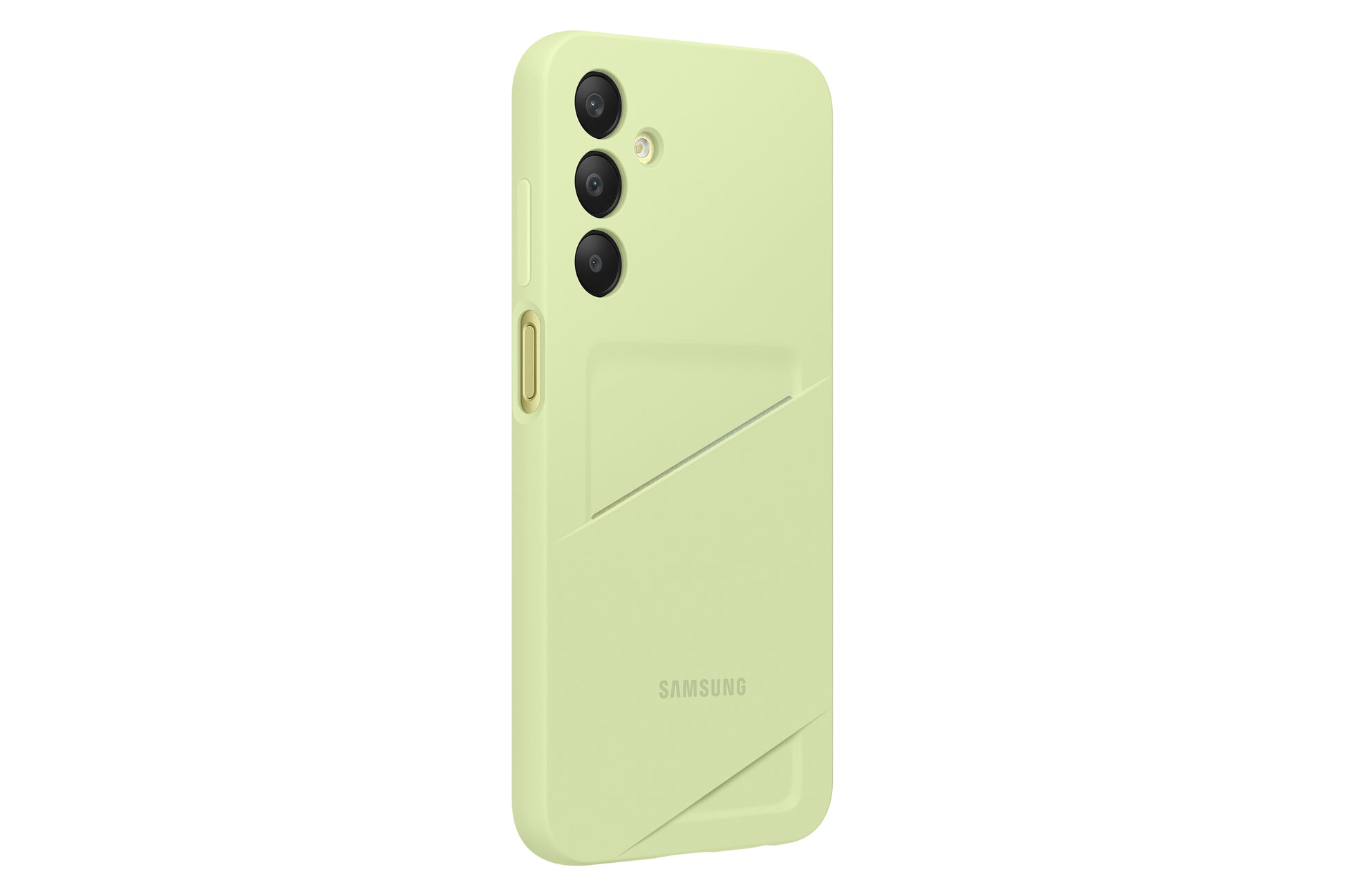 Samsung Card Slot Case Backcover – für Samsung Galaxy A25 5G, 1 Kartenfach, TPU, Limette