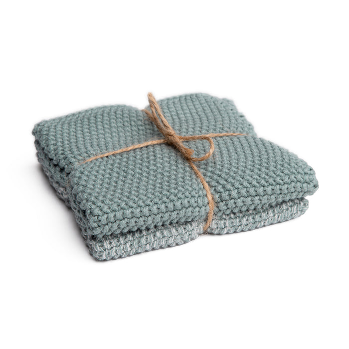 PICHLER Abwaschlappen Lola – hellgrün, 27 × 27 cm, Baumwolle, 2er-Set