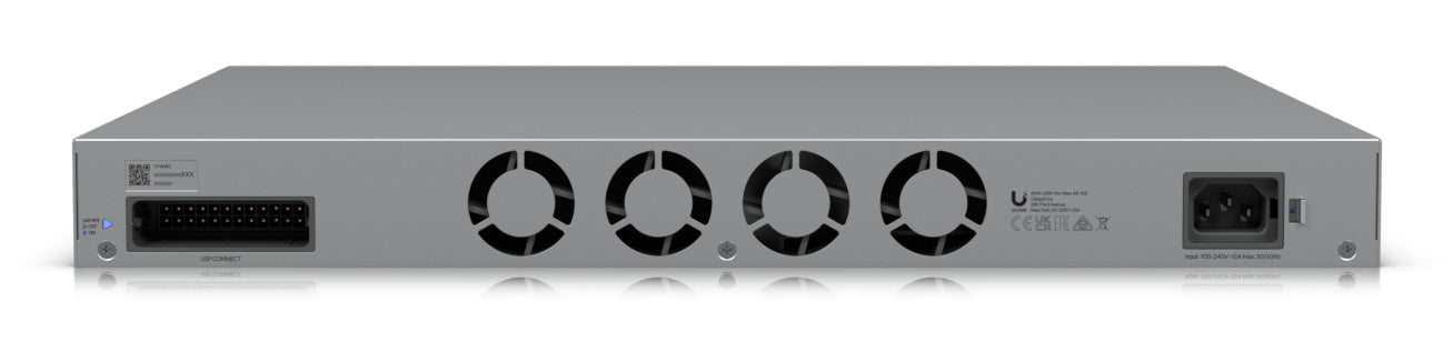 Ubiquiti UniFi Pro Max 48 – Managed Switch – 32×GbE, 16×2.5G, 4×SFP+, L3, PoE+/PoE++ 720 W, 1U, 19" Rack