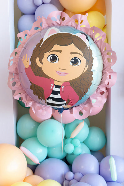 PartyDeco Folienballon Gabby's Dollhouse – mehrfarbig – 52 × 42 cm – Folie – 1 Stk