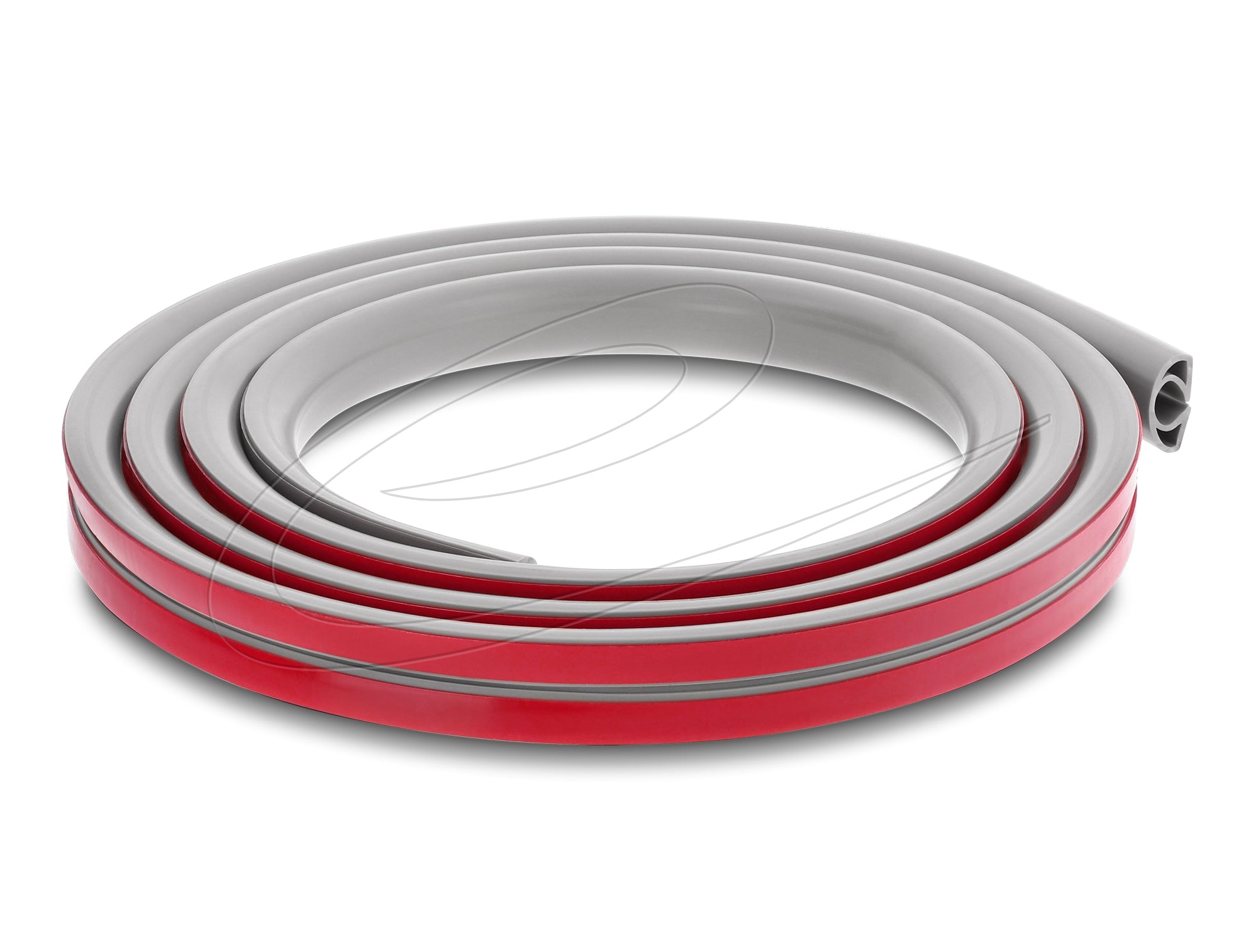 DeLOCK 20765 Wandkanal – 20 × 10 mm – 2 m – PVC – Grau, zuschneidbar, 1 Stk.