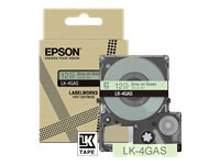 Epson Colour Tape LK-4GAS – 12 mm × 8 m, Grau/Hellgrün