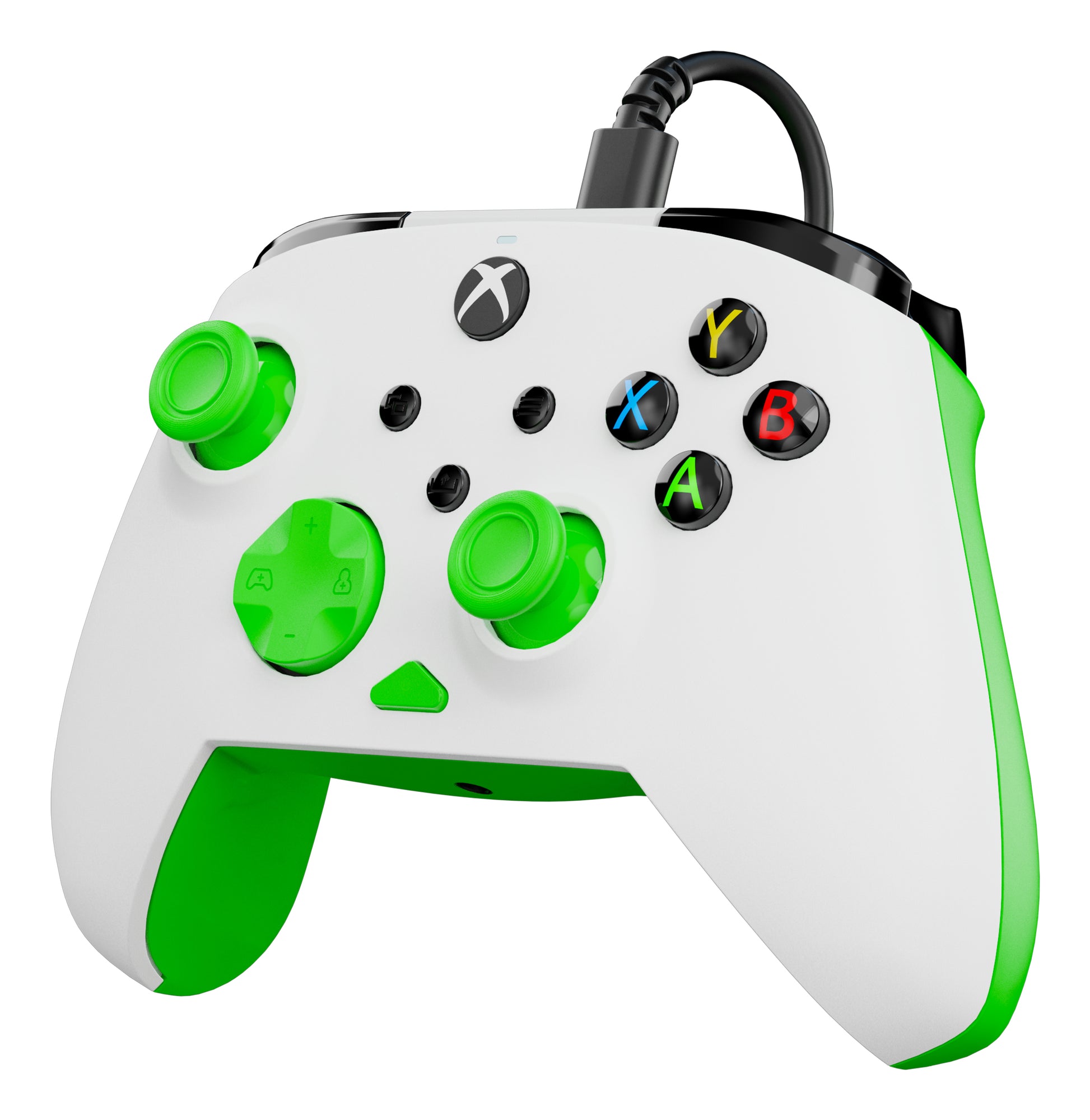Turtle Beach Rematch Core – Gamepad – USB-C (kabelgebunden) – Impuls-Trigger – für Xbox & PC – Grün, Weiss