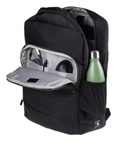 ONIT Backpack Charge – Notebook-Rucksack – für 15,6"-Notebook, 25 l, Kunststoff, Schwarz, USB-Anschluss