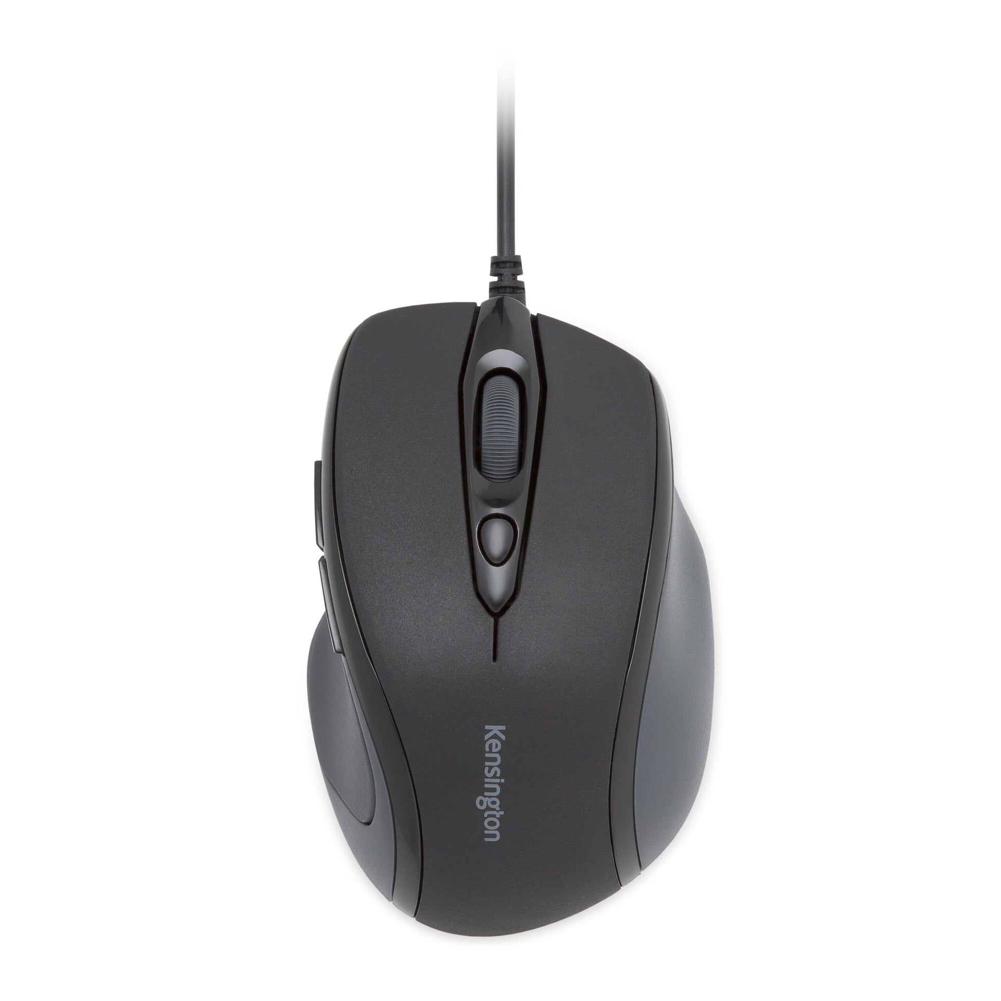 Kensington Pro Fit Ergonomische Maus – kabelgebunden, USB-A, beidhändig, Daumentaste, schwarz