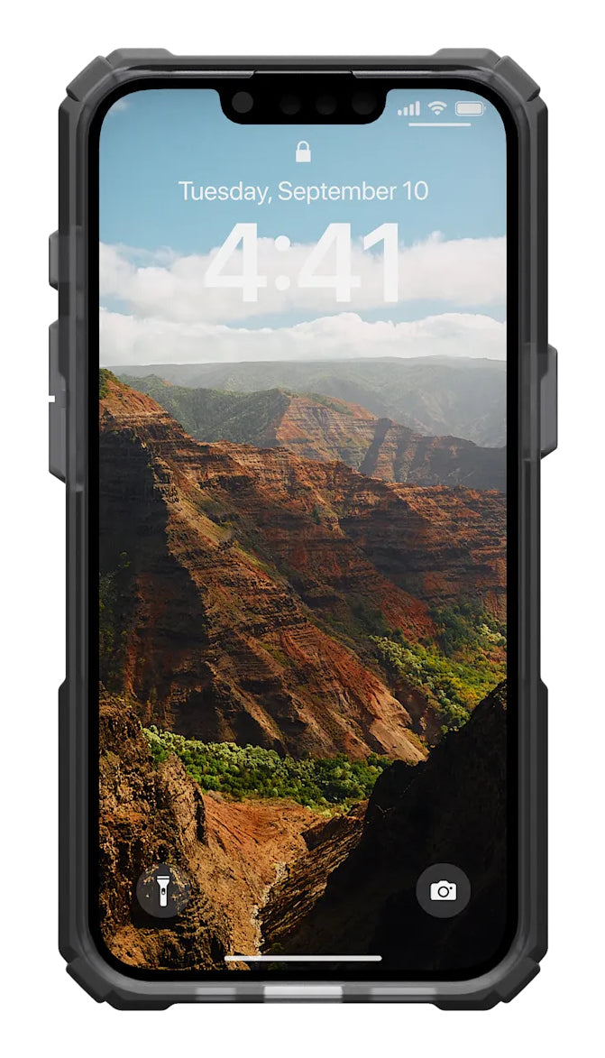 Urban Armor Gear UAG – Backcover – für Apple iPhone 16 – schwarz – TPU – MagSafe-kompatibel, absturzsicher bis 6 m