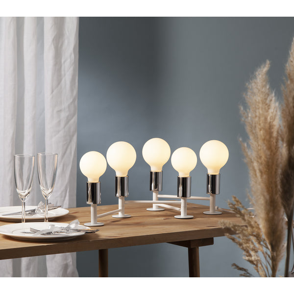 Star Trading LED-Leuchtmittel E27 Globus (G80) – 400 lm, 5 W, Warmweiss 2600 K
