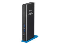 i-tec Dockingstation – USB-A, 2× HDMI, 6× USB-A, 3,5 mm Audio, GbE, für Windows/Mac/Linux
