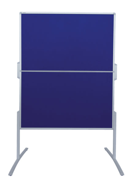 Franken Pinnwand – Alurahmen – 60 × 190 cm, blau
