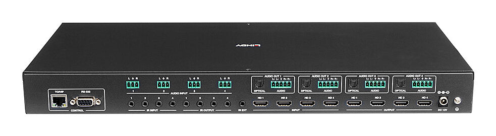 Lindy HDMI-Matrix 4×4, 4K, nahtlos, Multi-View