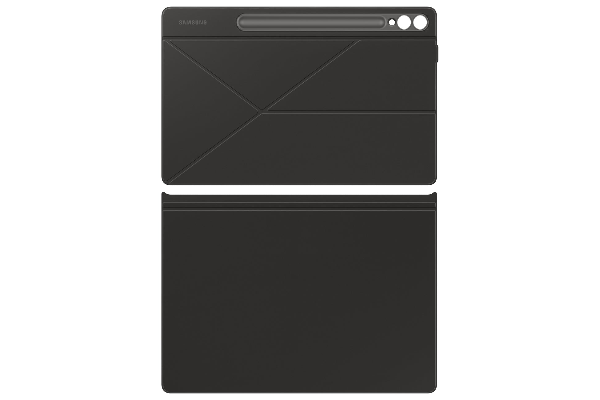 Samsung Smart Book Cover Tab S9 FE+ Notebook-Schutzhülle – für Galaxy Tab S9+, 12,4", Stoßschutz, Schwarz