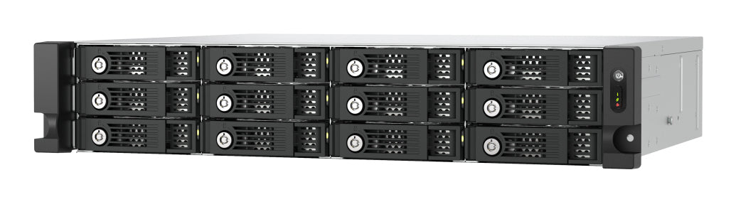 QNAP TL-R1200PES-RP – 12-Bay Rack 2U – für 2,5"/3,5" HDD/SSD, SATA