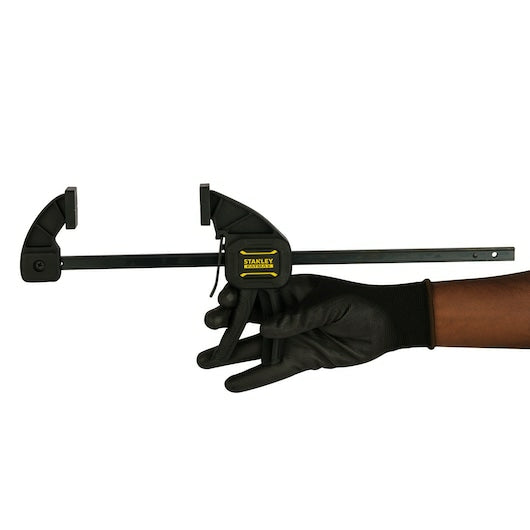 Stanley FATMAX Einhandzwinge Medium – Spannweite 300 mm, Schliesskraft 90 kg