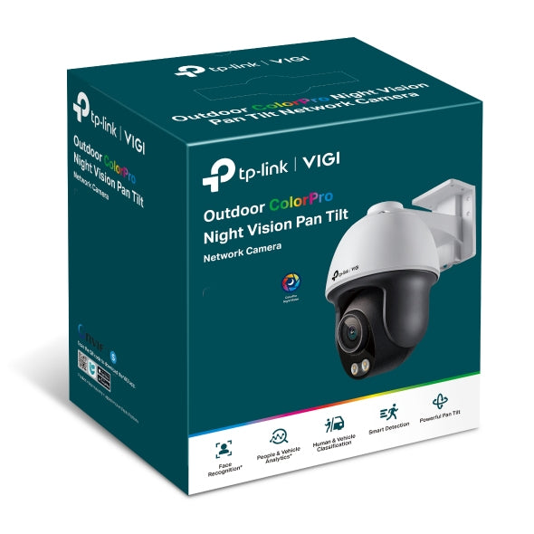 TP-Link VIGI C540S (4mm) IP-Sicherheitskamera – 4 MP, Nachtsicht 30 m, IP66