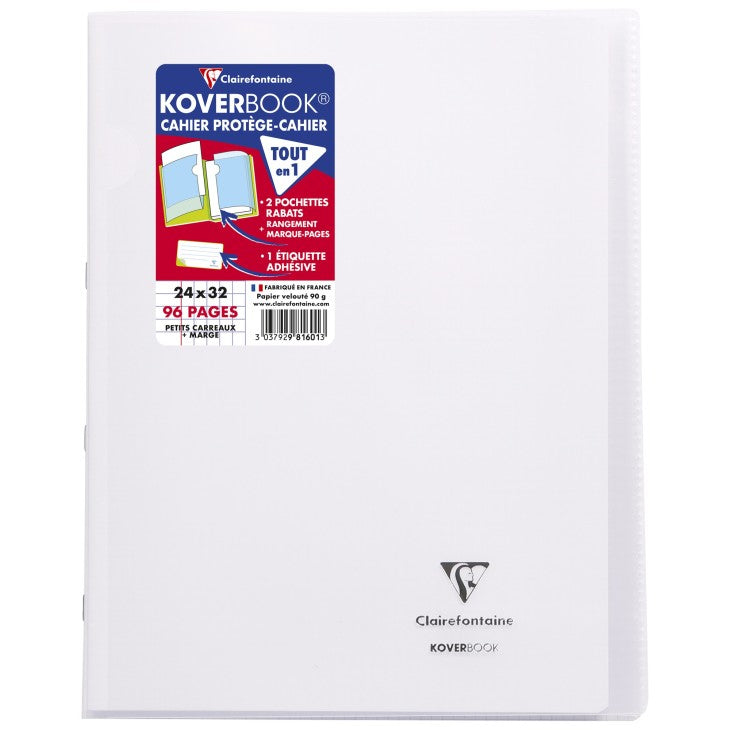 Clairefontaine Notizheft – 240 × 320 mm – kariert – 48 Blatt – 90 g/m² – Softcover – PEFC