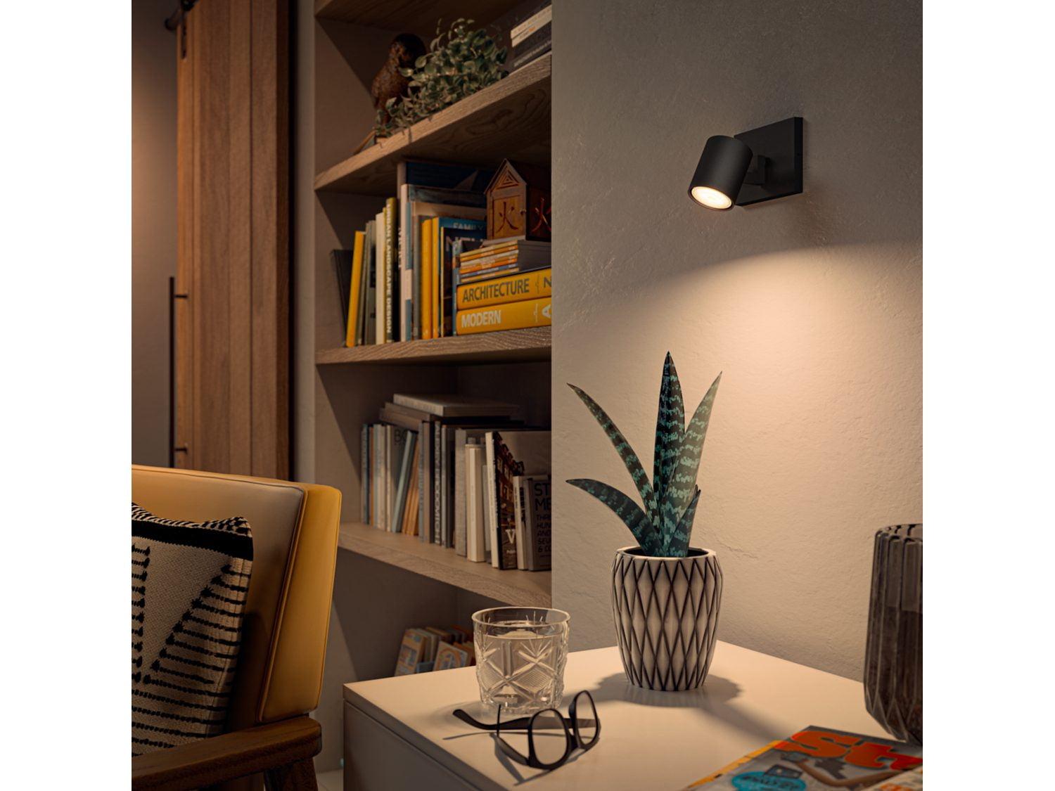 Philips Hue Spot LED White ambiance Runner – Bluetooth, dimmbar – 2’200–6’500 K – 350 lm, 4,2 W – GU10 – schwarz