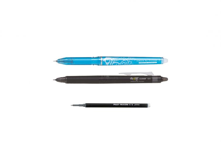 Pilot FriXion Rollerpatrone – Blau, 0,5 mm, für FriXion Ball, FriXion Pro, FriXion Slim und andere, 3er-Pack