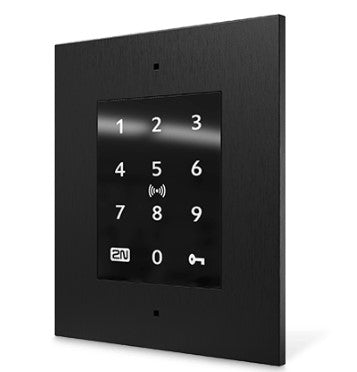 2N Zutrittsleser Access Unit 2.0 Touch – 108×45×131 mm, schwarz
