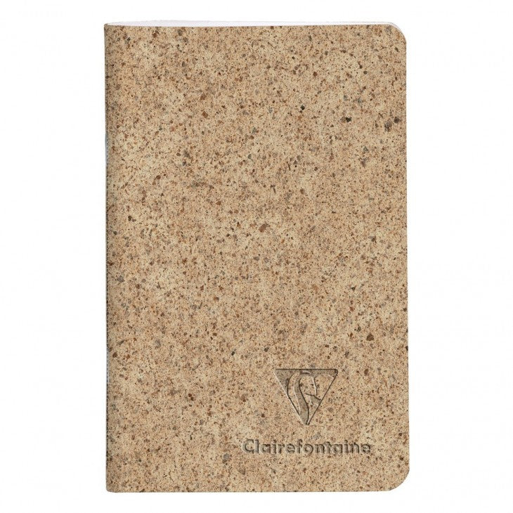 Clairefontaine Notizheft, 75 × 120 mm, liniert, Fadenheftung, 48 Seiten, 90 g/m² – cacao