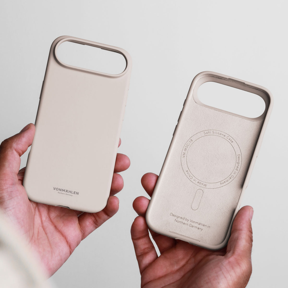 Vonmählen Backcover – für Apple iPhone 17 Air – beige – Silikon – MagSafe-kompatibel