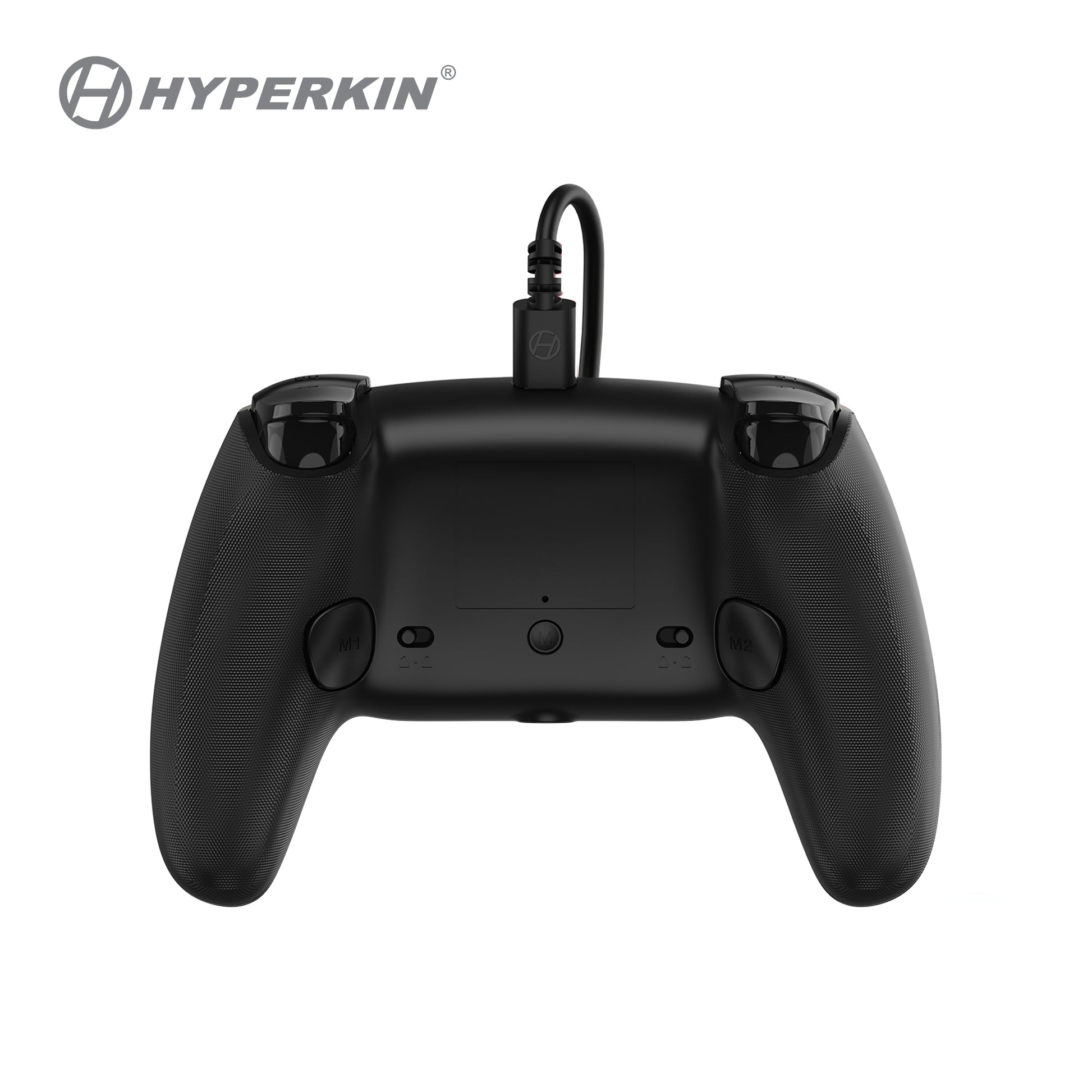 Hyperkin Competitor M01638-GD – Gamepad – Kabelgebunden (USB-C), Vibration, Gold, Schwarz