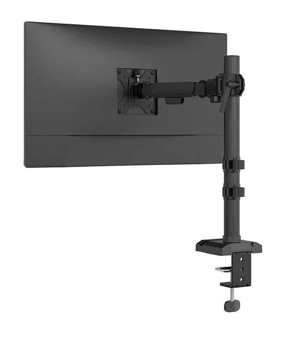 Neomounts DS60-600BL1 Monitorarm – NERO Single, Quick-Fix, Tischklemme