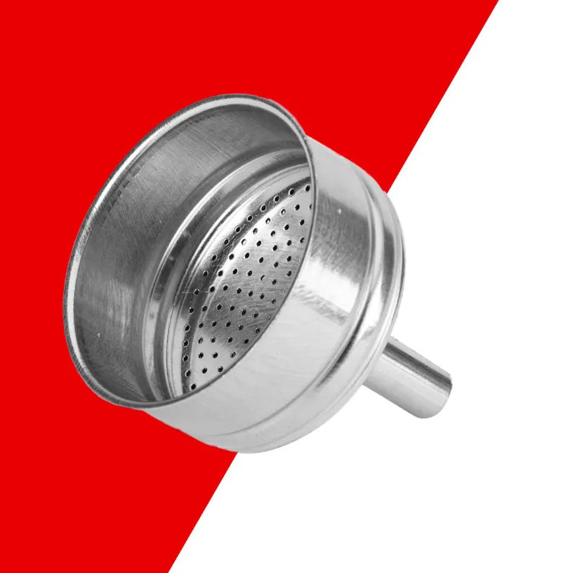 Bialetti Trichterfilter 4 Tassen – Ø 5,9 cm, für Moka Express, z. B. Dama, Fiammetta, Mini Express, Silber