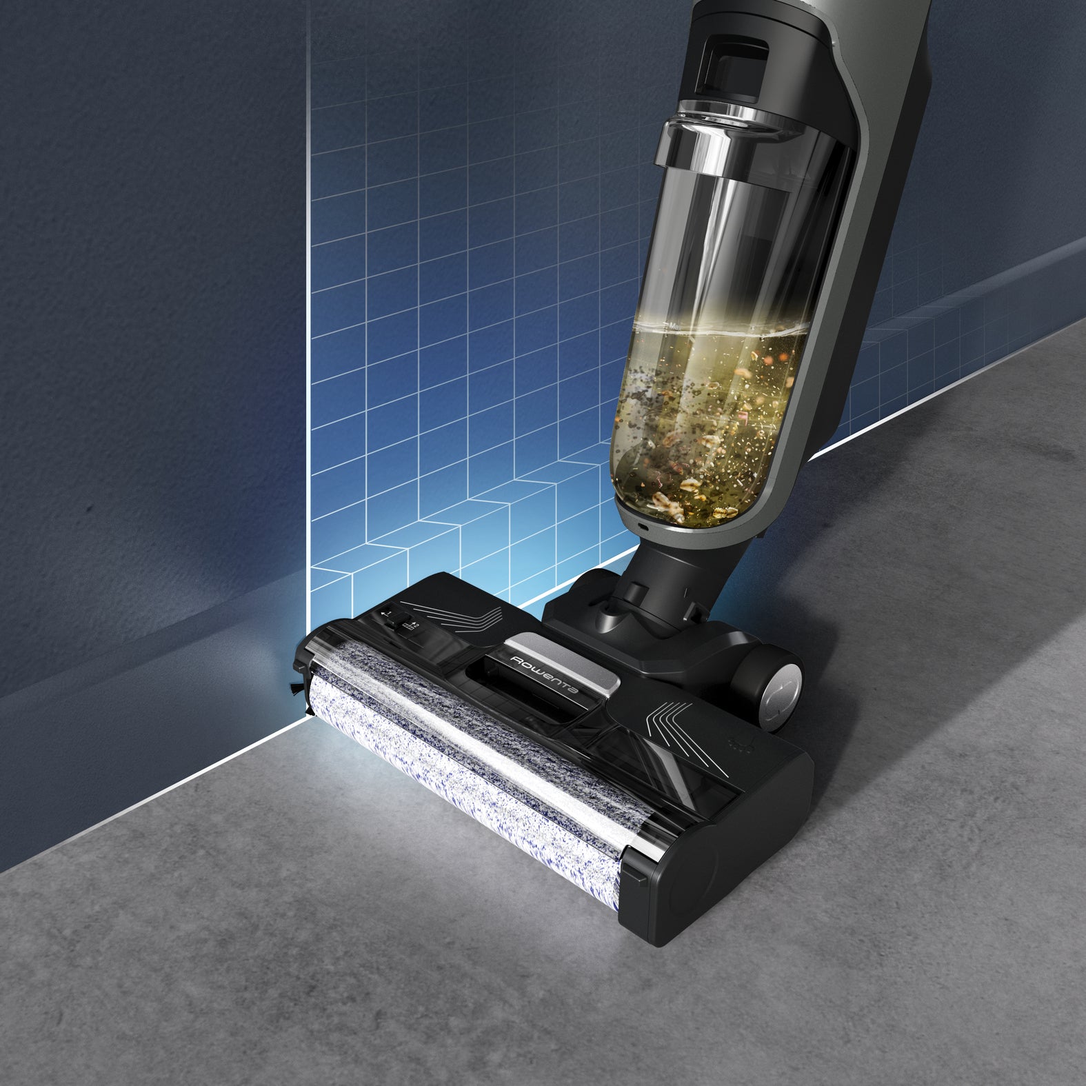 Rowenta Stabstaubsauger X-Clean 4 – 200 W, Akkubetrieb, 3 Stufen, 30,5 × 31,5 × 114,7 cm