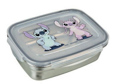 Undercover Lunchbox, Edelstahl, silber, Motiv Stitch, für Kinder