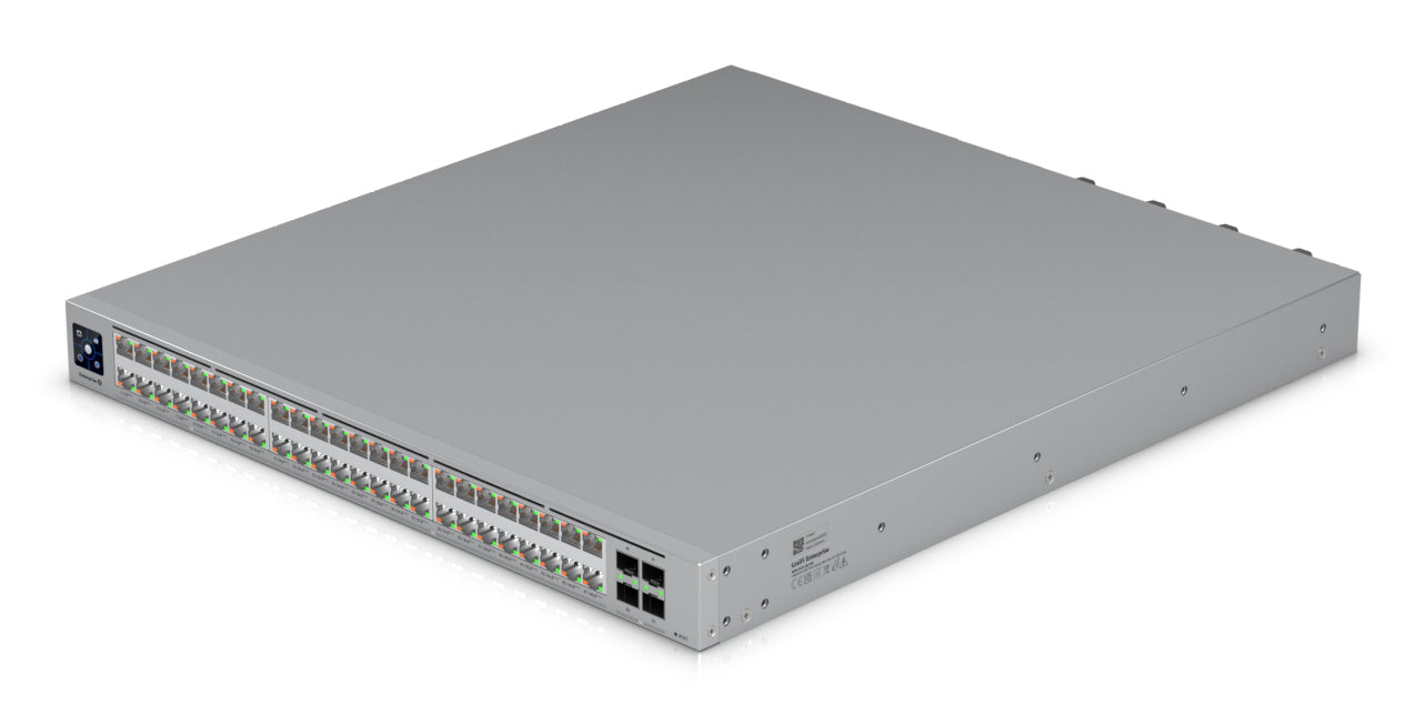 Ubiquiti Managed L2/L3 Switch – 32× 10G + 16× 2,5G, 4× SFP28, PoE+, PoE++, PoE-Budget 2150 W, 1U