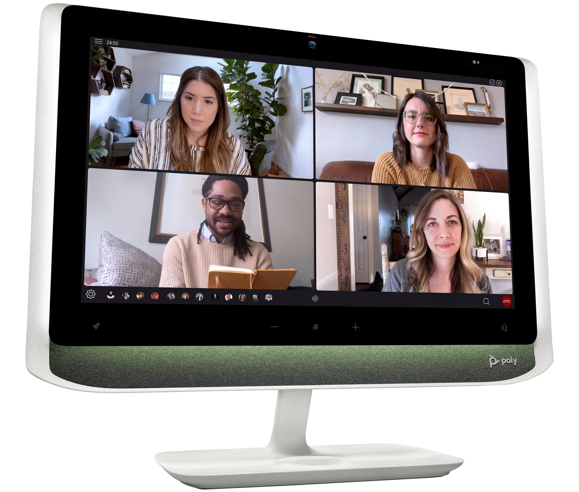 HP Poly Poly Studio P21PM – 21,5", 1920 × 1080 (Full HD), Webcam