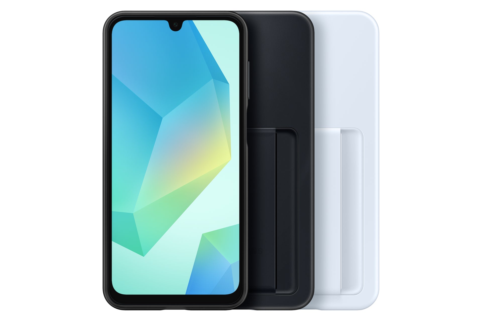 Samsung Backcover – für Samsung Galaxy A16 5G, mit Kartenfach, Kunststoff, Hellblau