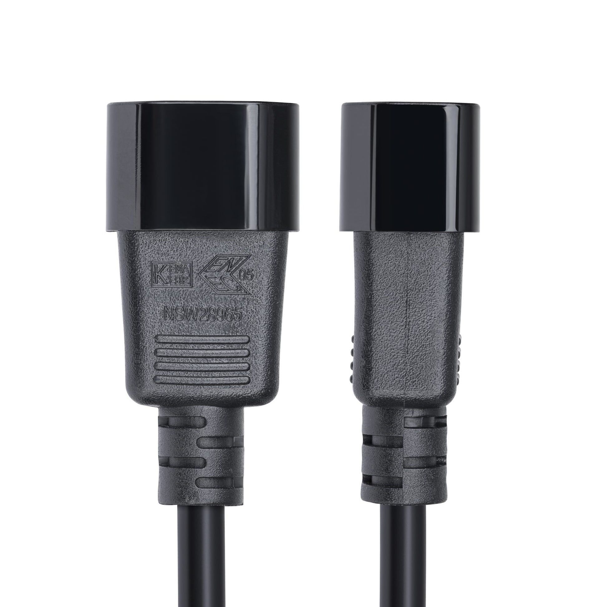 StarTech.com Netzkabel – IEC C14 zu IEC C13, 4,57 m, 250 V/15 A, schwarz