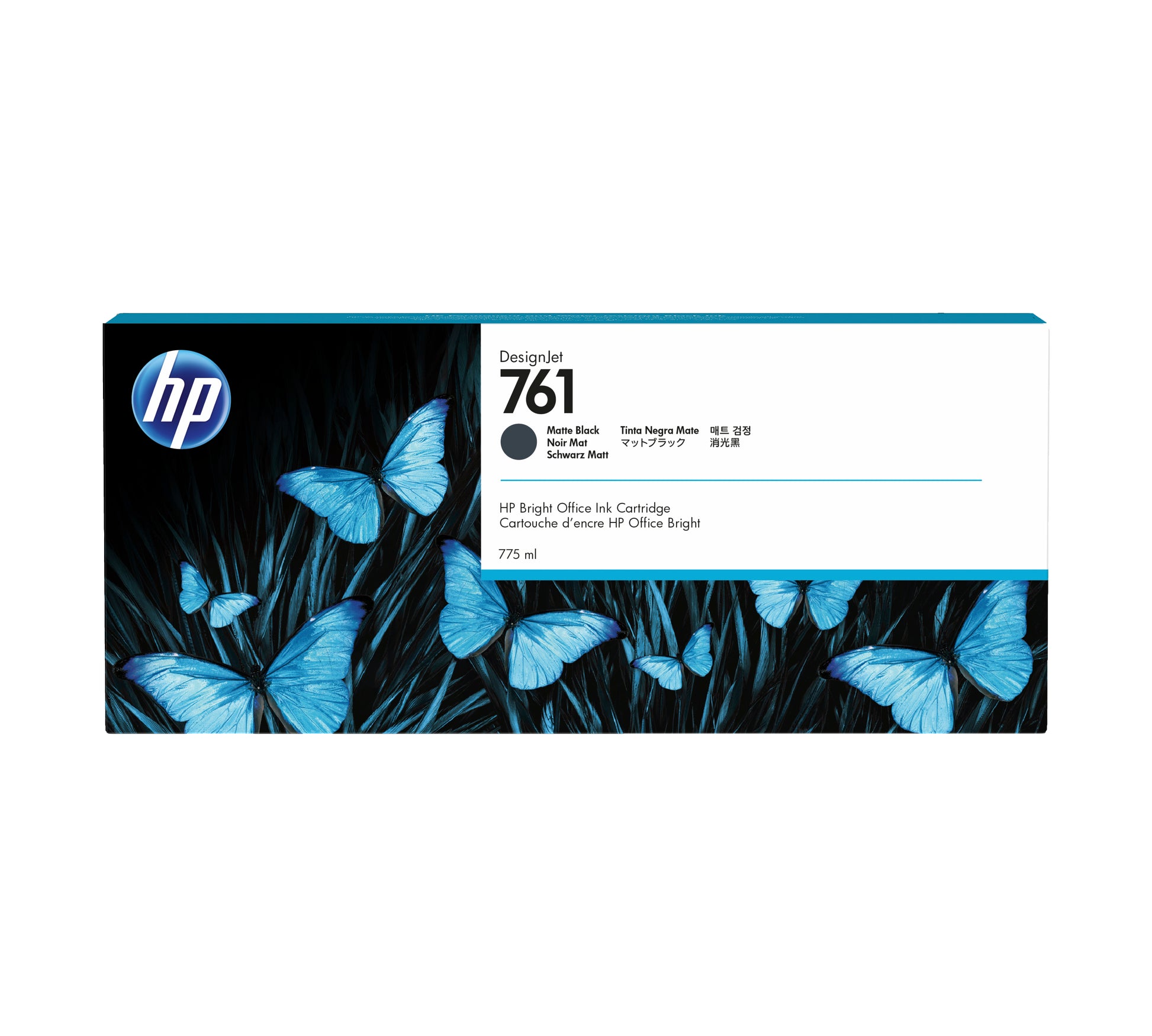 HP Tintenpatrone 761, Schwarz