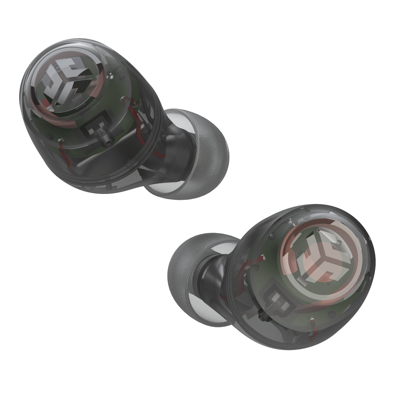 JLab Go Air Pop TWS In-Ear – Stereo, mit Ladecase, Transparent, BT 5.1