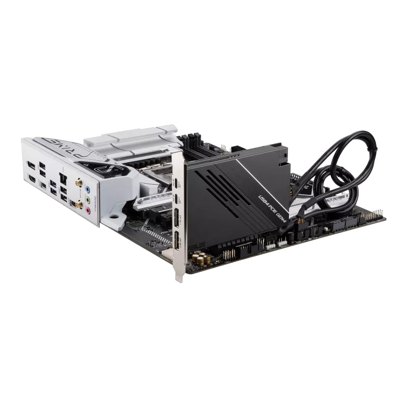 ASUS USB4 PCIe Gen4 Karte – PCIe 4.0, USB-C + DisplayPort-Ausgang – für Windows 10 x64/11 – Mehrfarbig