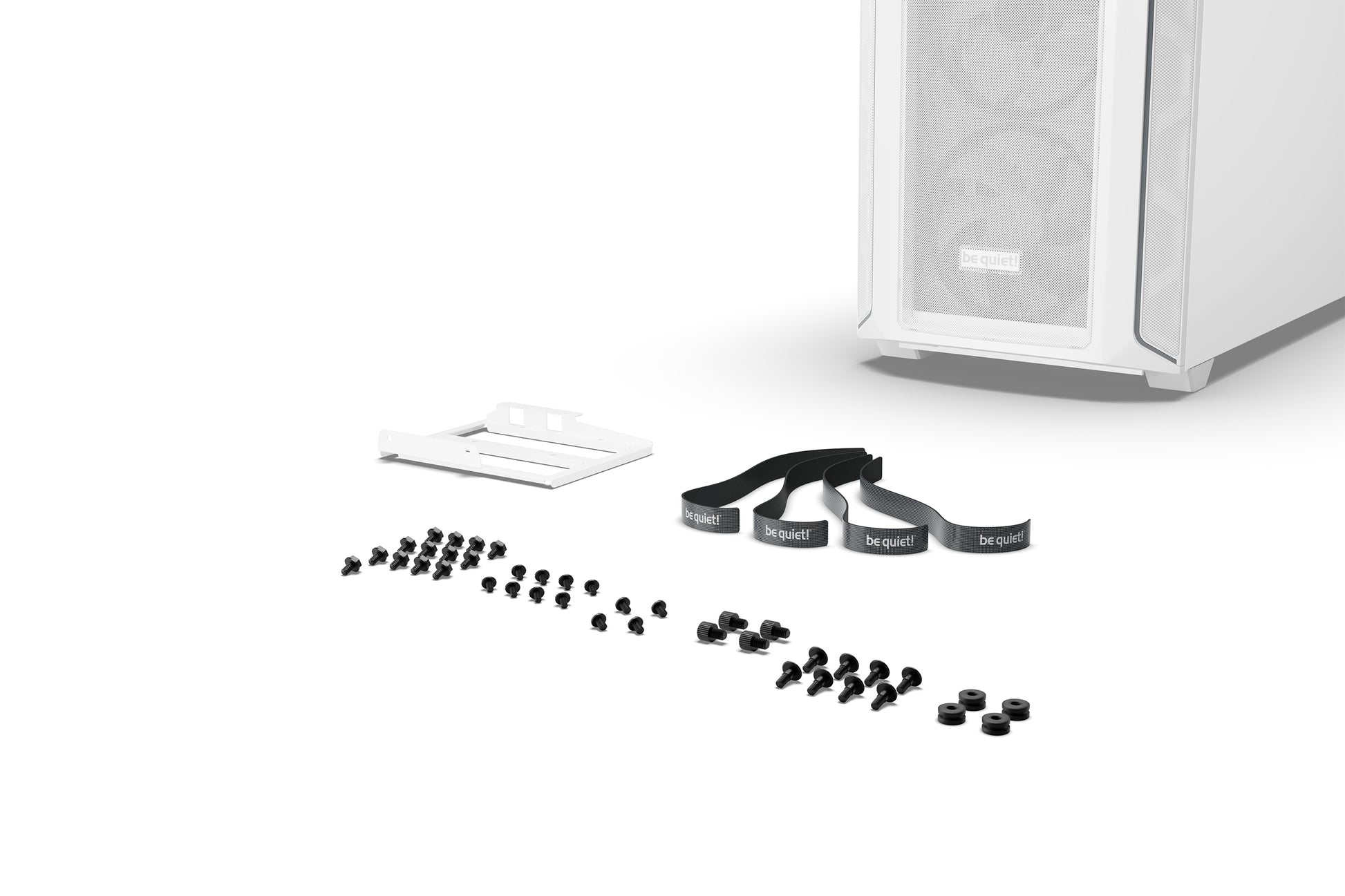 be quiet! be quiet Shadow Base 800 FX – Midi-Tower – Weiss, ATX/EATX/mATX/Mini-ITX, 3×140 mm, Seitenfenster
