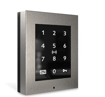 2N Zutrittsleser Access Unit 2.0 Touch – 108×45×131 mm, schwarz