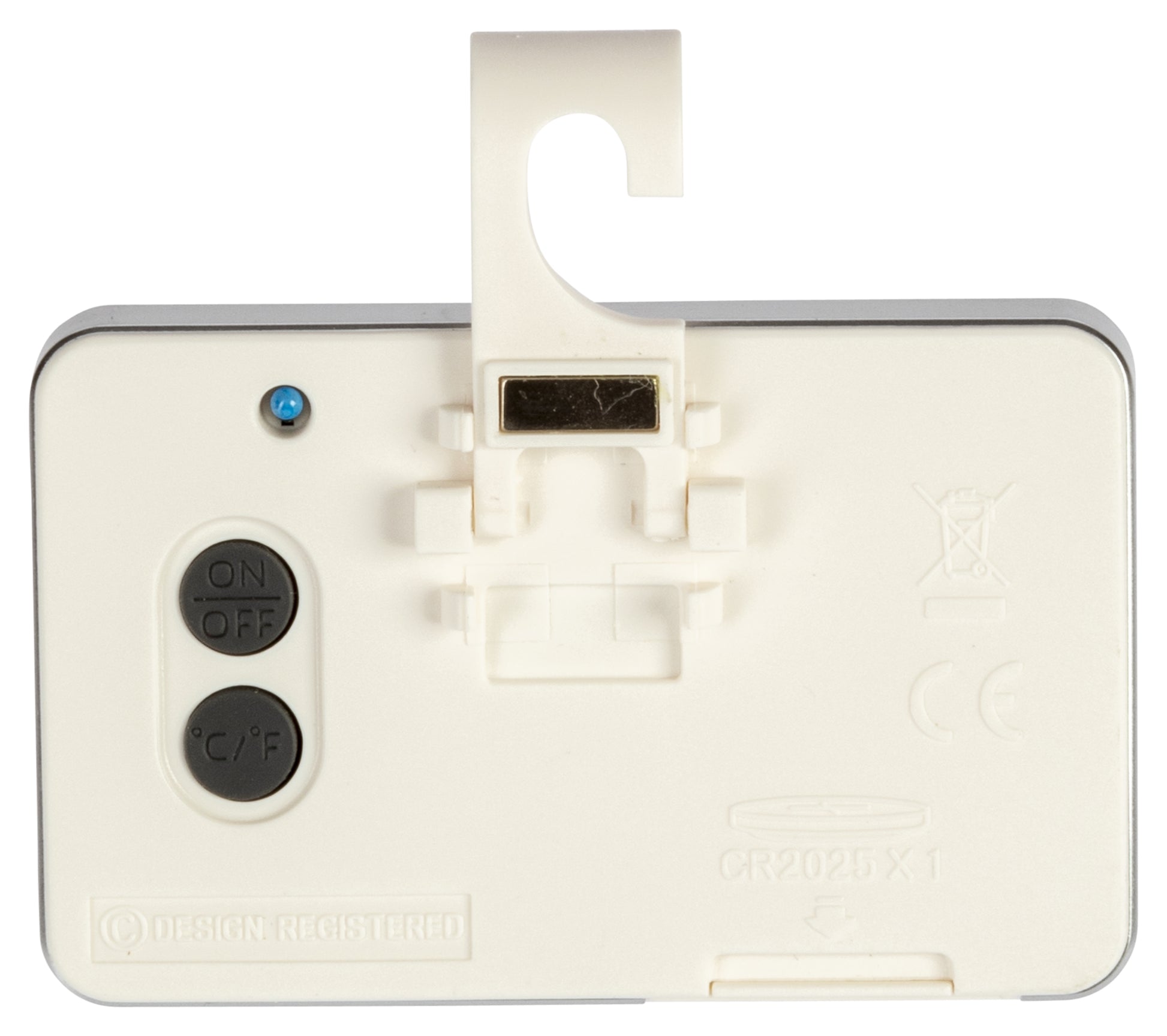 Nordic Quality 352422 – Thermometer, LCD-Anzeige, magnetische Rückseite – Weiss, für Kühlschrank