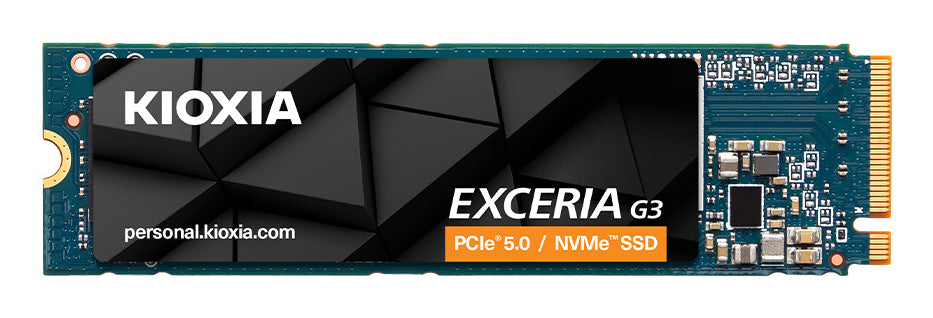 Kioxia EXCERIA G3 2TB – M.2 2280 NVMe PCIe 5.0, 10000 MB/s Lesen, 9600 MB/s Schreiben