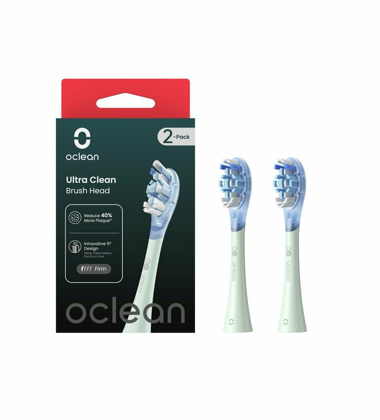Oclean Aufsteckbürste – extraweich – 2 Stk – grün