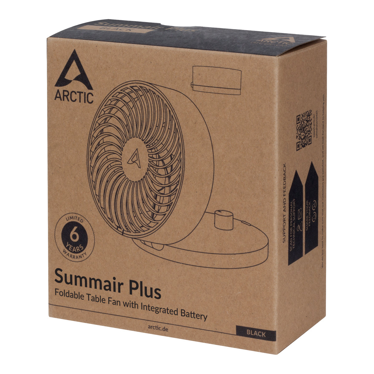 ARCTIC Summair Plus – Ventilator, USB betrieben