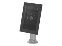 Neomounts Tablet-Wandhalterung – für Tablets 12,4–13", abschliessbar, VESA 75×75 – Schwarz