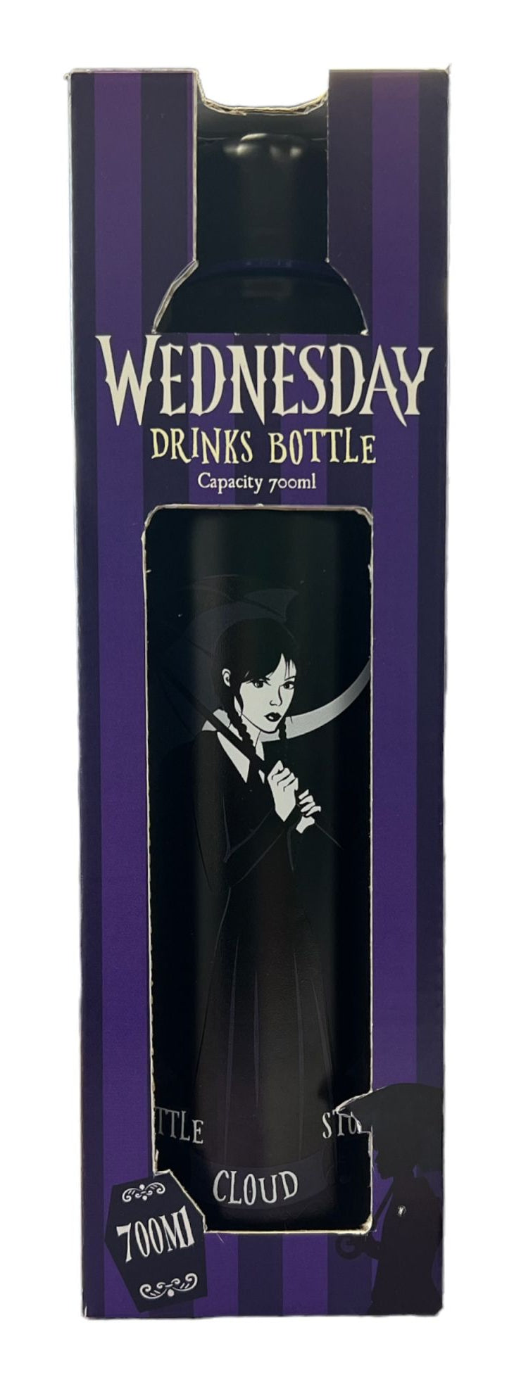 Thumbs Up Wednesday Trinkflasche 700 ml – Stahl, Schraubdeckel, Schwarz