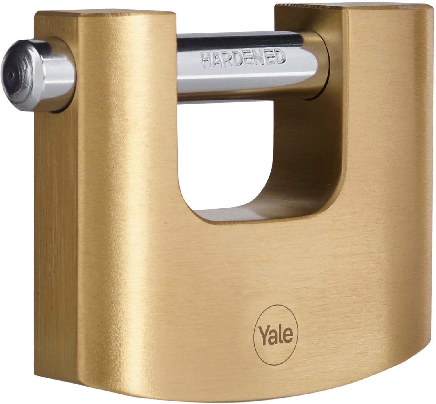 Yale Y114B 80/18 Mechanisches Vorhängeschloss – Messing, Bügel 14×35 mm, Schäkeldurchmesser 13 mm